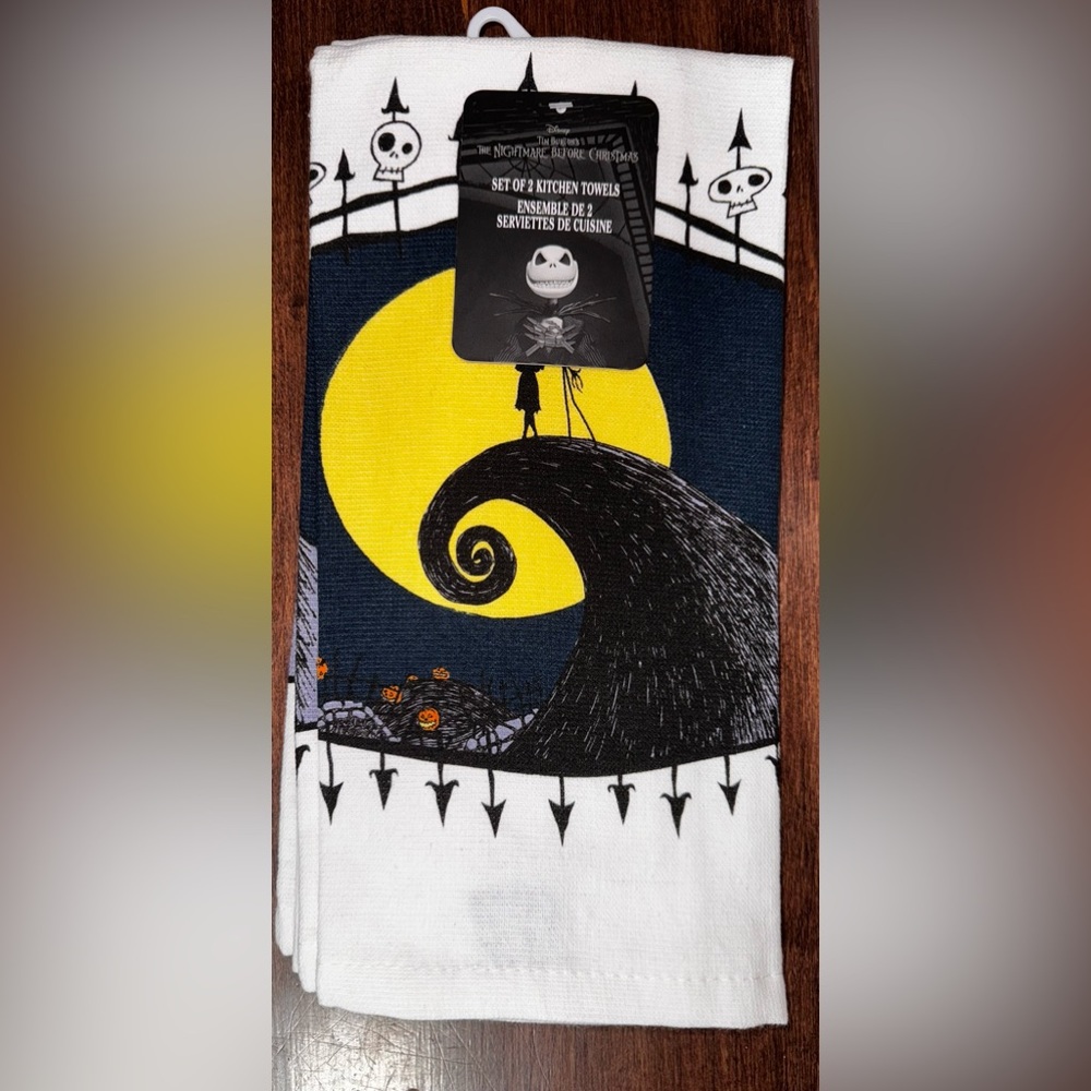 The Nightmare Before Christmas Kitchen Towels - NEW